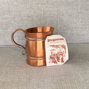 Vintage Gregorian Solid Copper Mug